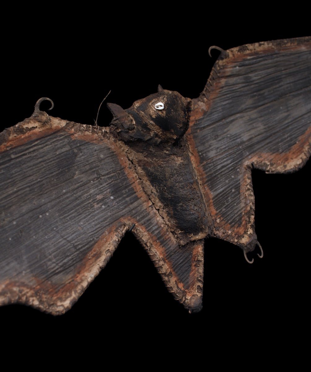 Bat, Tribal Art, Oceanic Art, Papua New Guinea, Oceania, Fruit Bat-photo-3