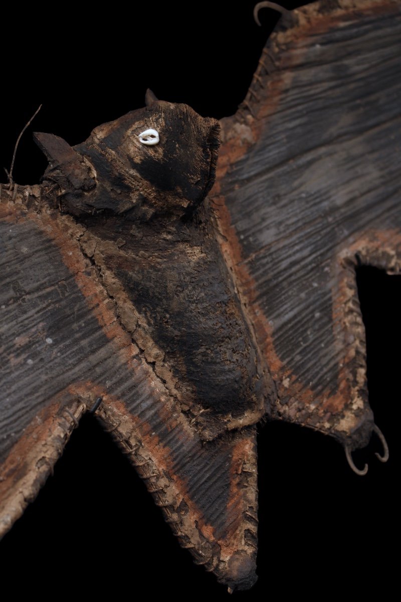 Bat, Tribal Art, Oceanic Art, Papua New Guinea, Oceania, Fruit Bat-photo-4