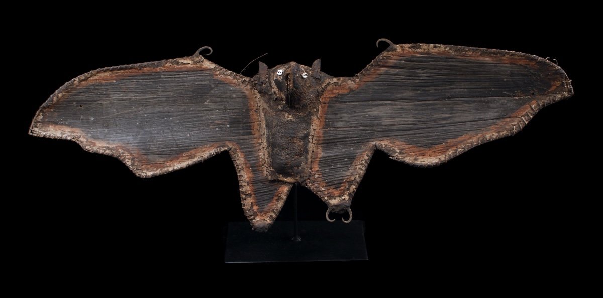 Bat, Tribal Art, Oceanic Art, Papua New Guinea, Oceania, Fruit Bat