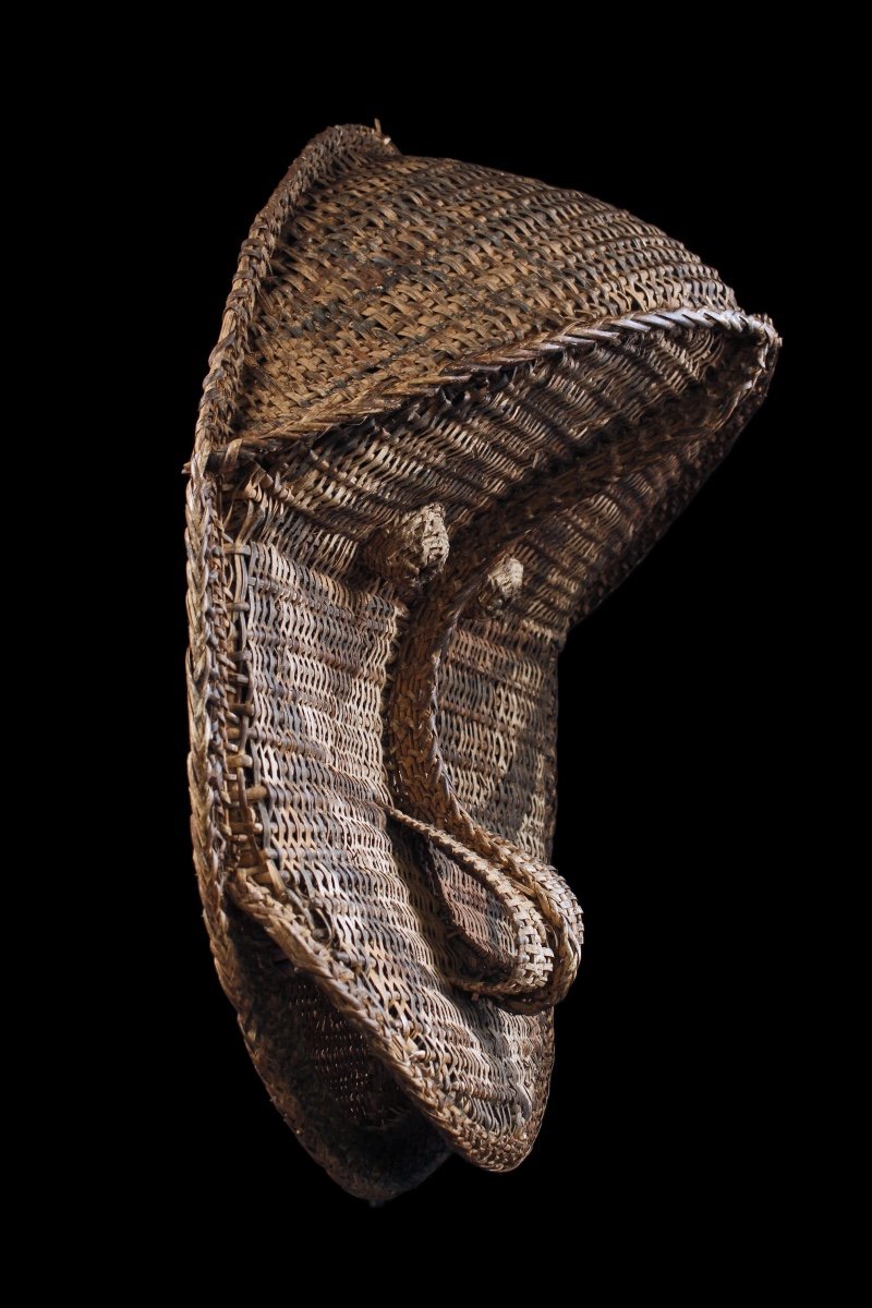 Gable Mask, Tribal Art, Papua New Guinea, Oceanic Art, Oceania, Basketry-photo-2