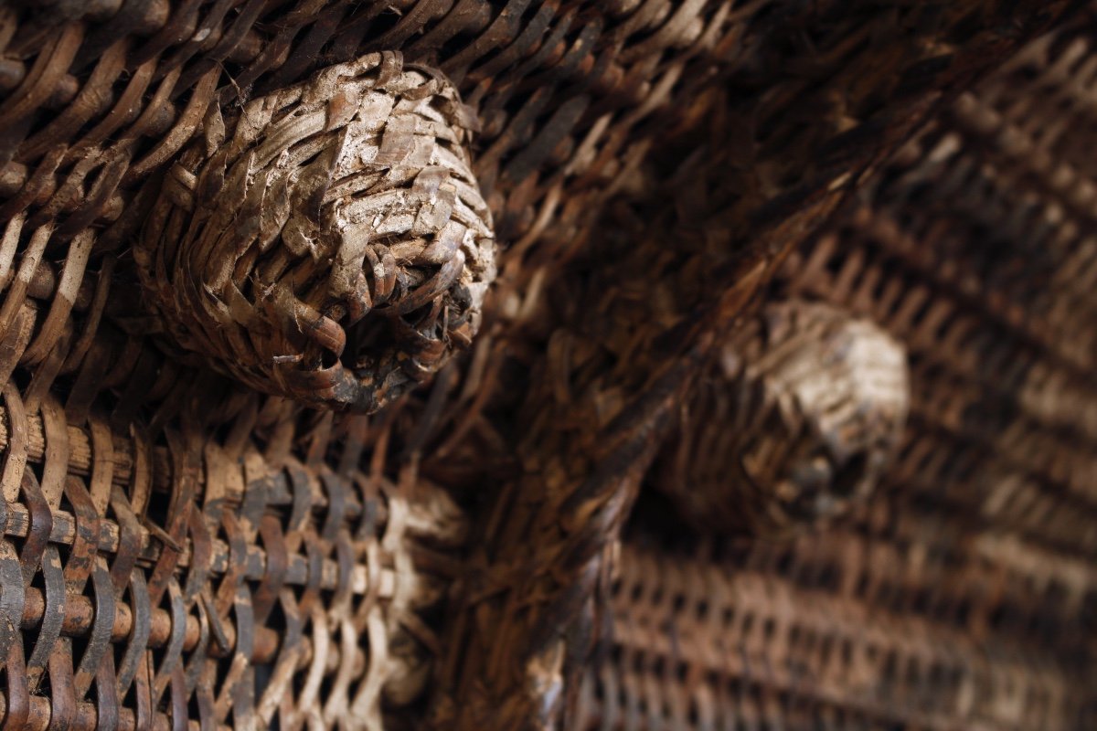 Gable Mask, Tribal Art, Papua New Guinea, Oceanic Art, Oceania, Basketry-photo-3