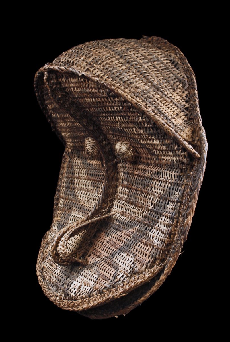 Gable Mask, Tribal Art, Papua New Guinea, Oceanic Art, Oceania, Basketry-photo-4