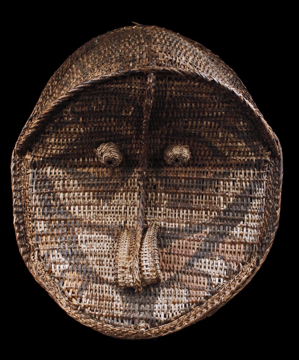 Gable Mask, Tribal Art, Papua New Guinea, Oceanic Art, Oceania, Basketry