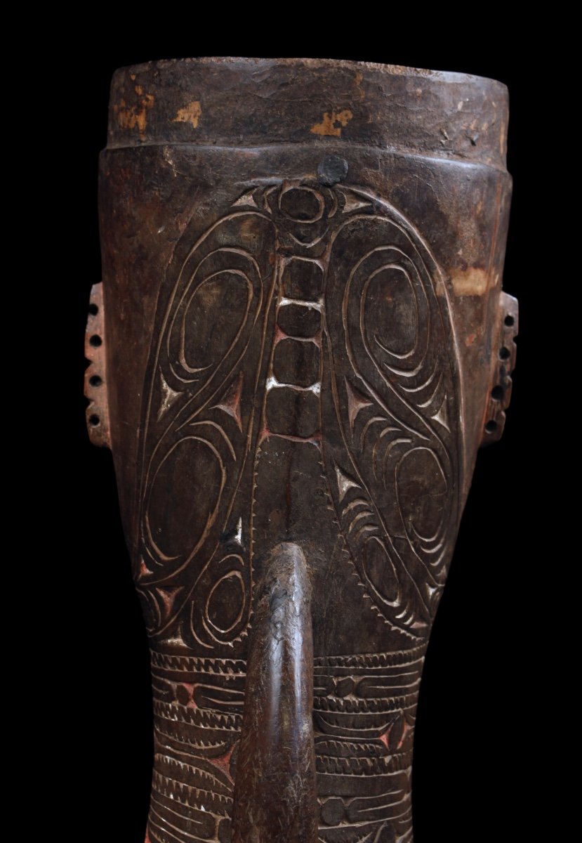 Hand Drum, Traditional Instrument, Oceanic Art, Tribal Art, Papua New Guinea-photo-5