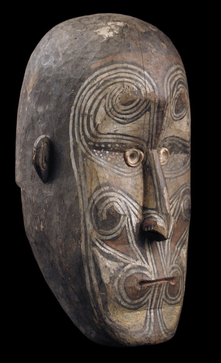 Iatmul Wooden Head, Tribal Art, Oceanic Art, Oceania, Papua New Guinea-photo-2