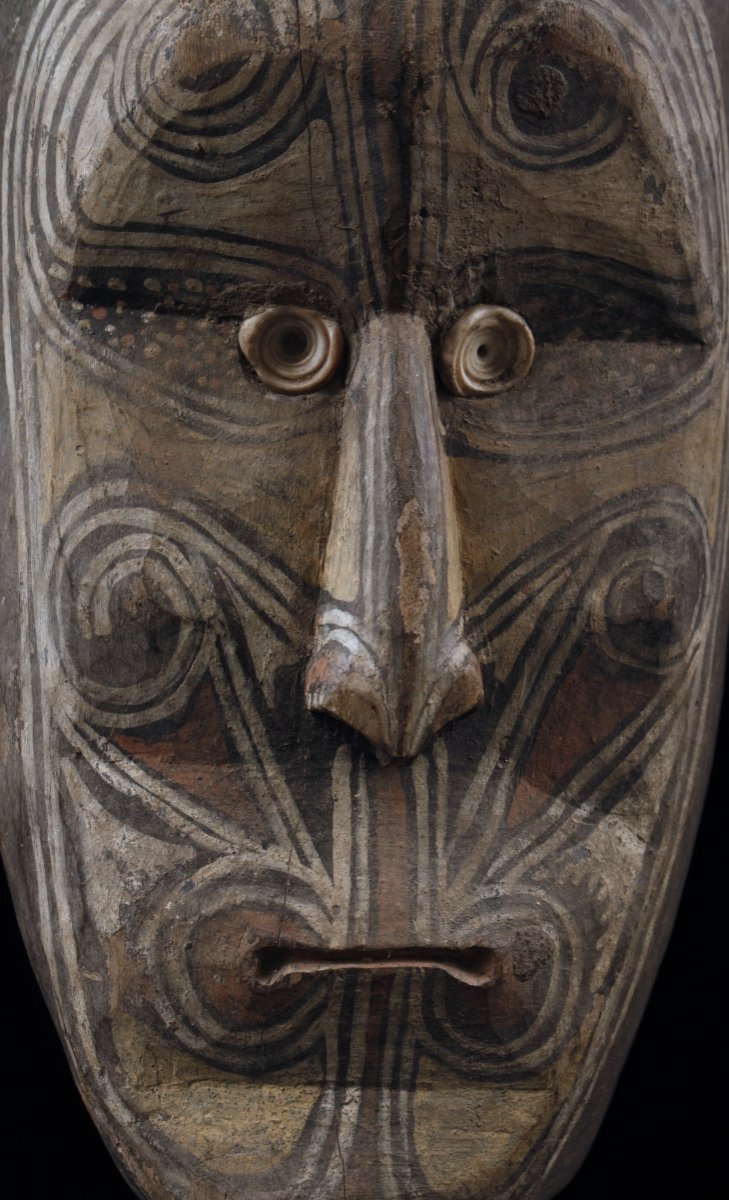 Iatmul Wooden Head, Tribal Art, Oceanic Art, Oceania, Papua New Guinea-photo-1