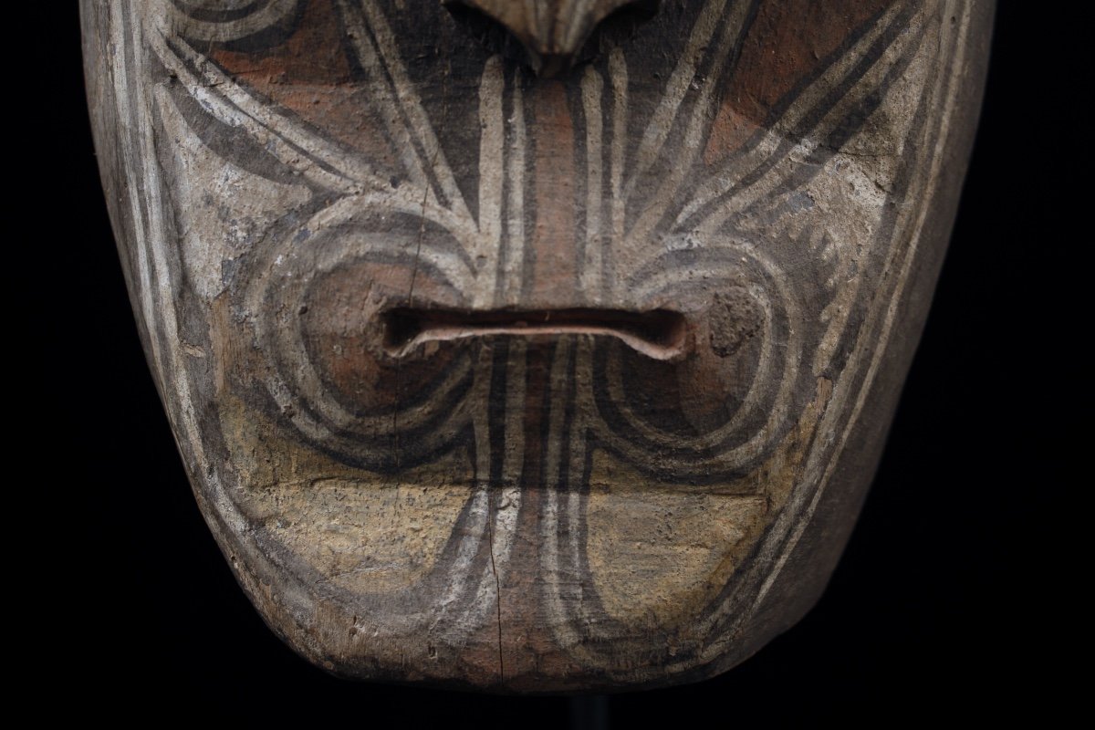 Iatmul Wooden Head, Tribal Art, Oceanic Art, Oceania, Papua New Guinea-photo-3