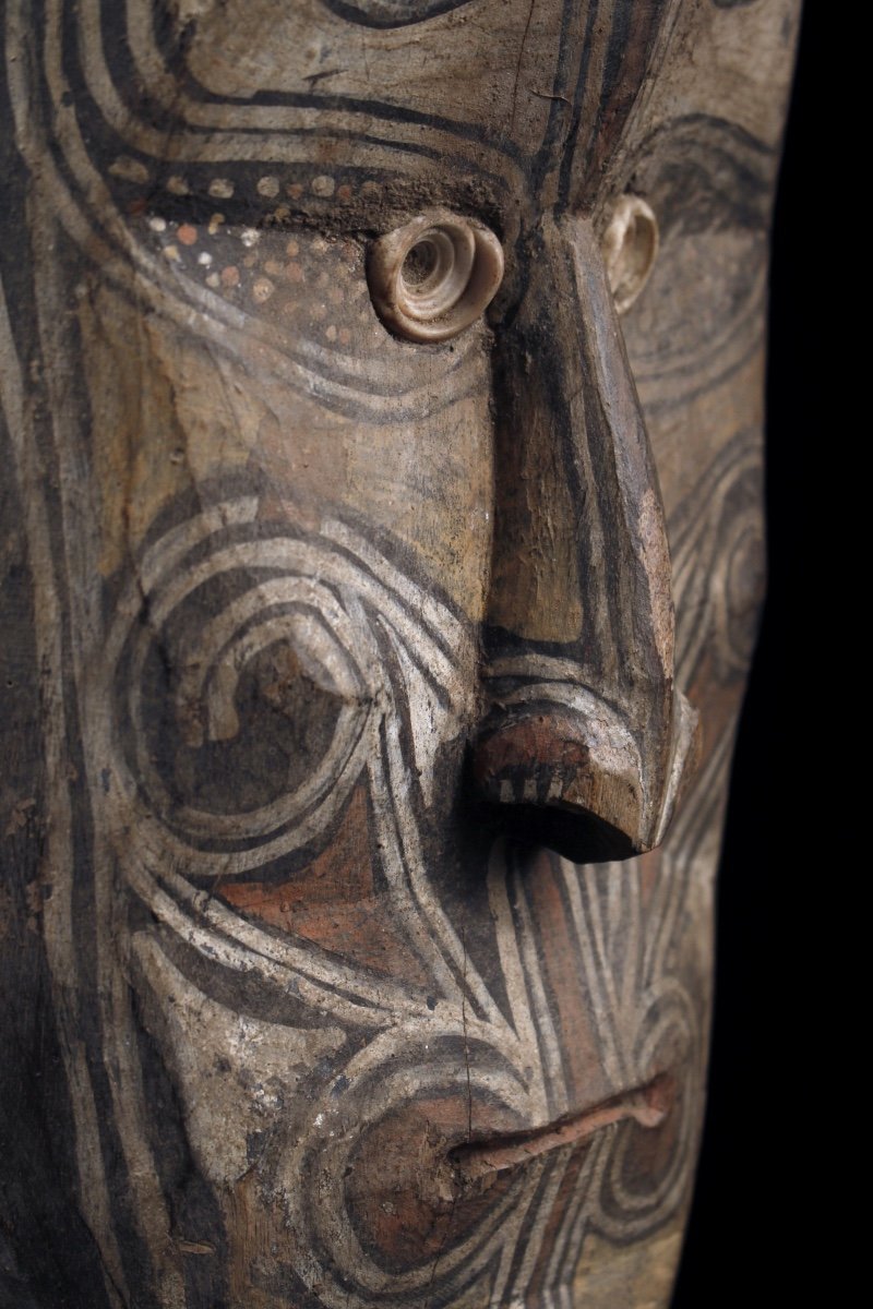 Iatmul Wooden Head, Tribal Art, Oceanic Art, Oceania, Papua New Guinea-photo-4