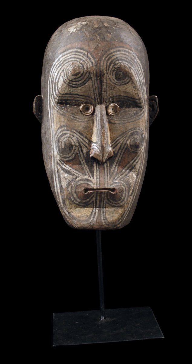 Iatmul Wooden Head, Tribal Art, Oceanic Art, Oceania, Papua New Guinea