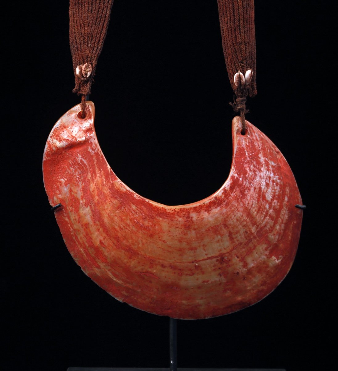 Kina Ceremonial Currency, Papua New Guinea, Tribal Art, Oceanic Art, Tribal Necklace-photo-2