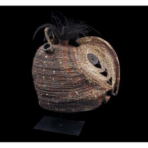 Baba Tagwa Mask, Helm Mask, Oceanic Art, Oceania, Basketry, Papua New Guinea