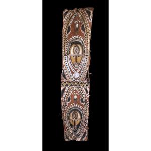 Painted Bark, Abelam Ethnic Group, Papua New Guinea, Primitive Art, Oceanic Art