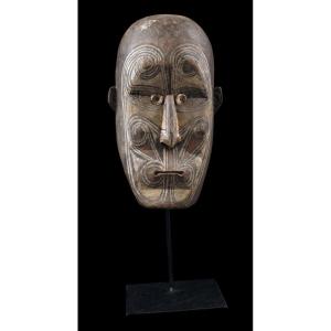 Iatmul Wooden Head, Tribal Art, Oceanic Art, Oceania, Papua New Guinea