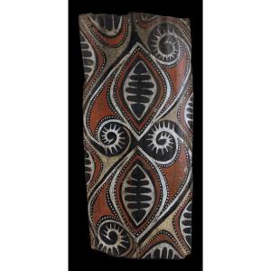 Painted Bark, Kwoma Ethnic Group, Papua New Guinea, Primitive Art, Oceanic Art, Tribal Art