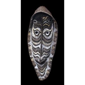 Gable Mask, Tribal Art, Papua New Guinea, Oceanic Art, Oceania, Basketry