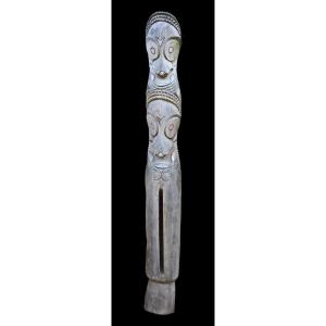 Ambrym Slit Gong Drum, Vanuatu, Tribal Art, Oceanic Art, Pacific, Instruments, Totem