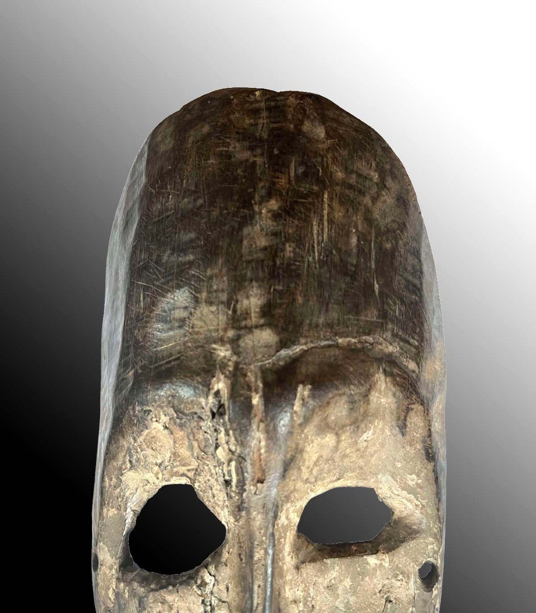 Ancien Masque Bois Zaire Centre Afrique Art Premier Art Africain Art tribal-photo-1