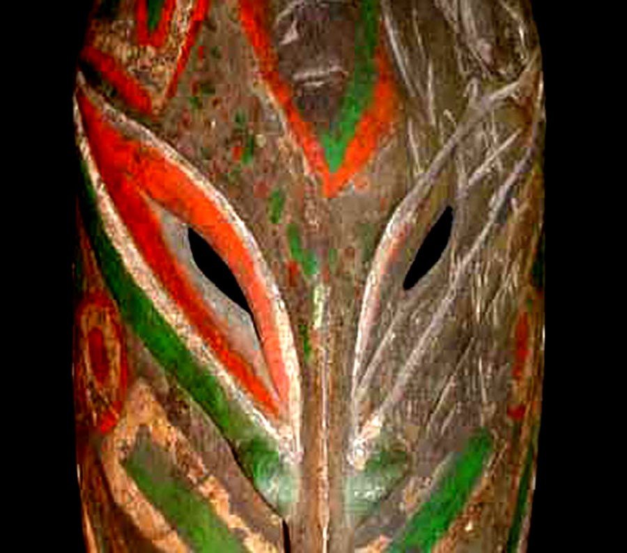Masque Angoram Papousie Nouvelle Guinée Océanie Art premier-photo-1