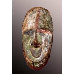Rare Masque d’Esprit  île de Pentecôte "Raga" Vanuatu Océanie