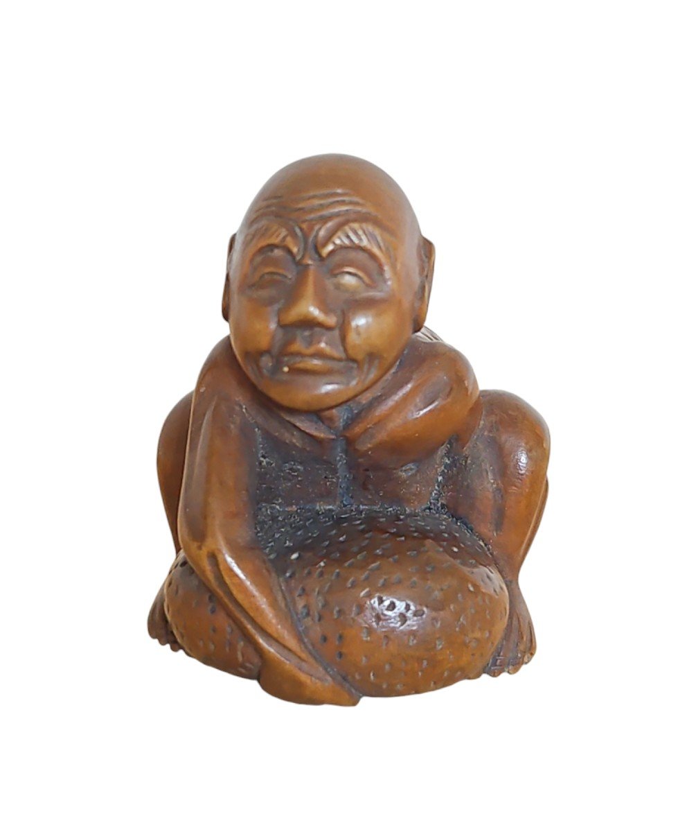 Stone Lifter, Netsuke 