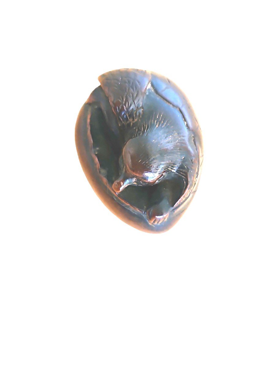 Tengu Hatching From Egg.netsuke-photo-1