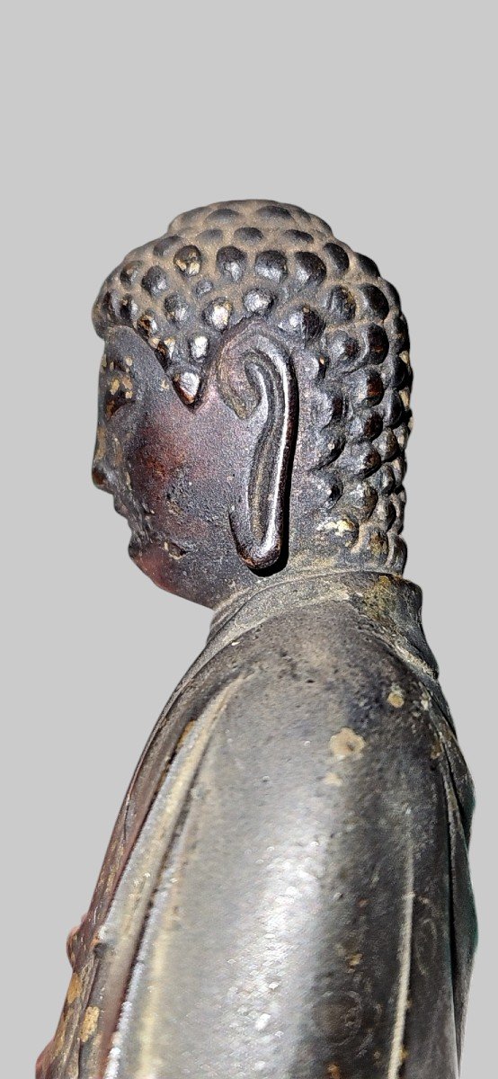 Bouddha Coréen En Bronze -photo-3