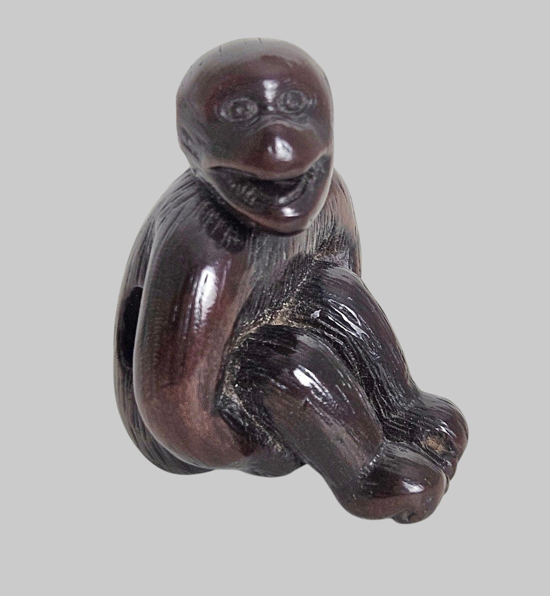 Netsuke Depicting A Monkey 