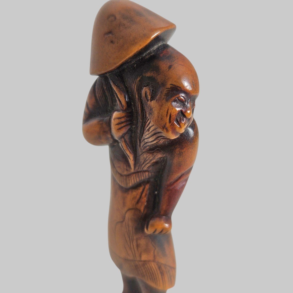 Netsuke Représentant Un Hollandais -photo-4