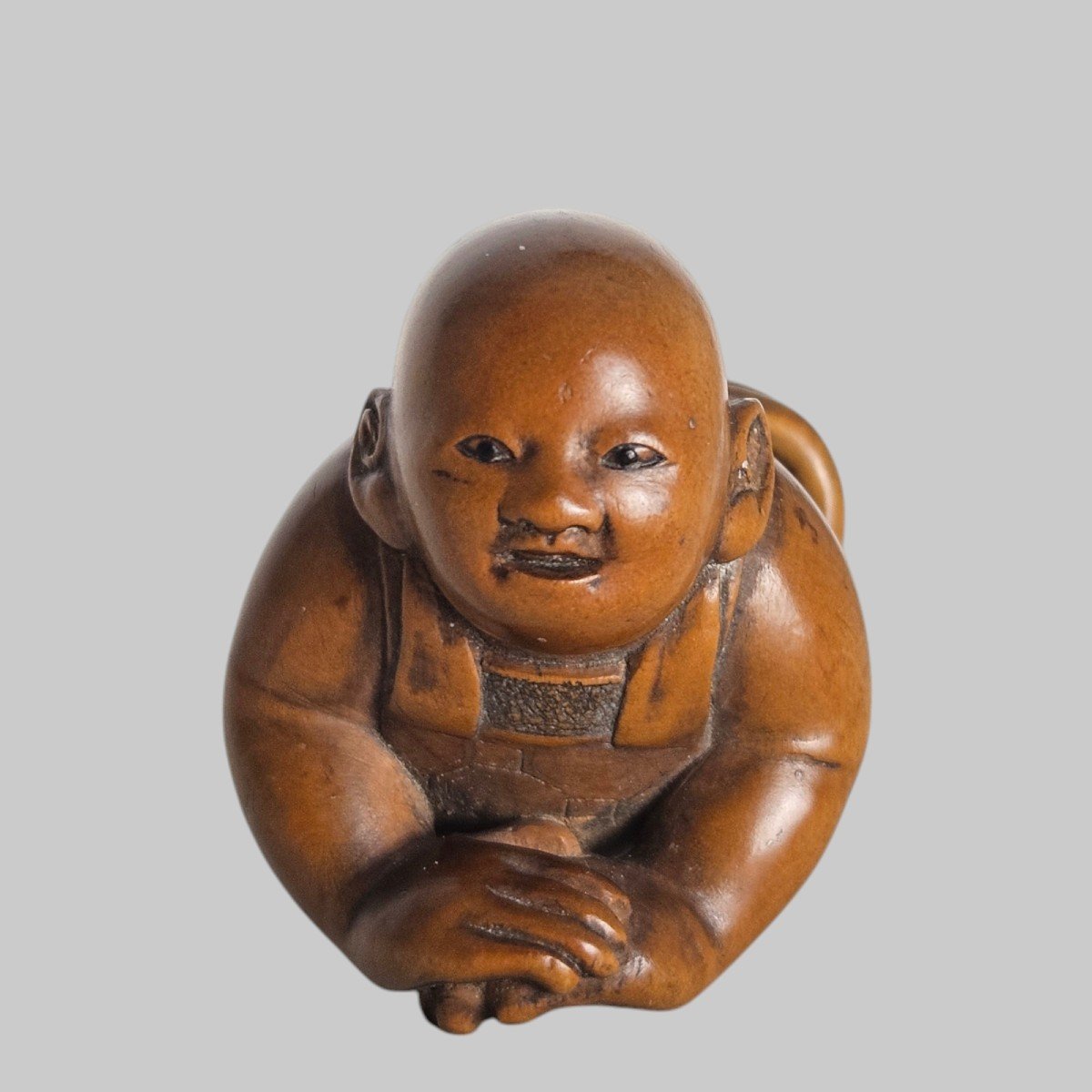 Netsuke Représentant Un Bébé -photo-2