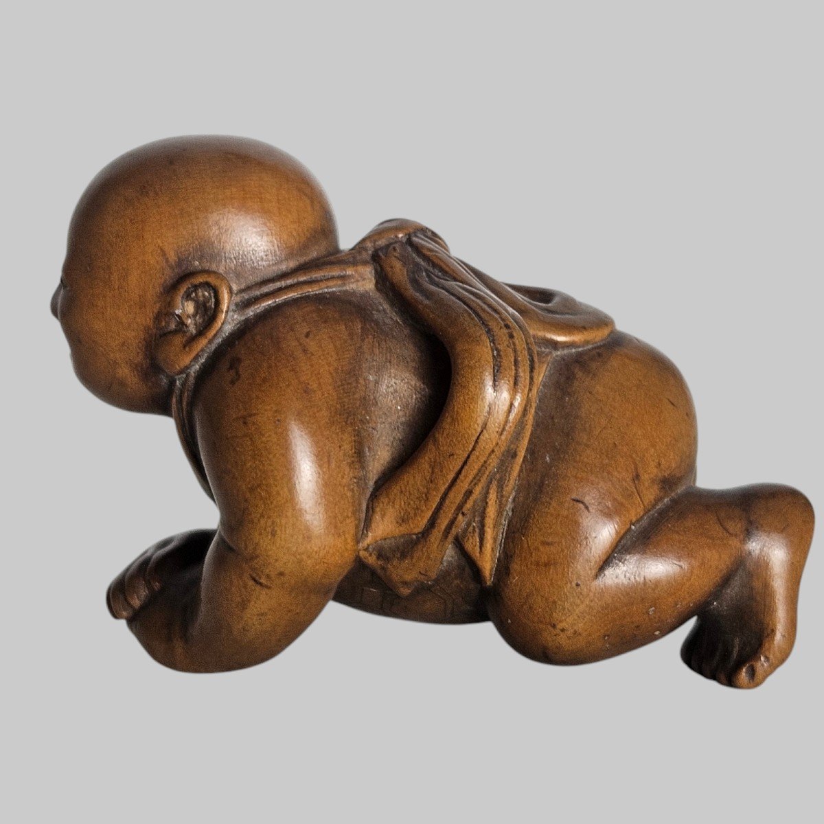 Netsuke Représentant Un Bébé -photo-3