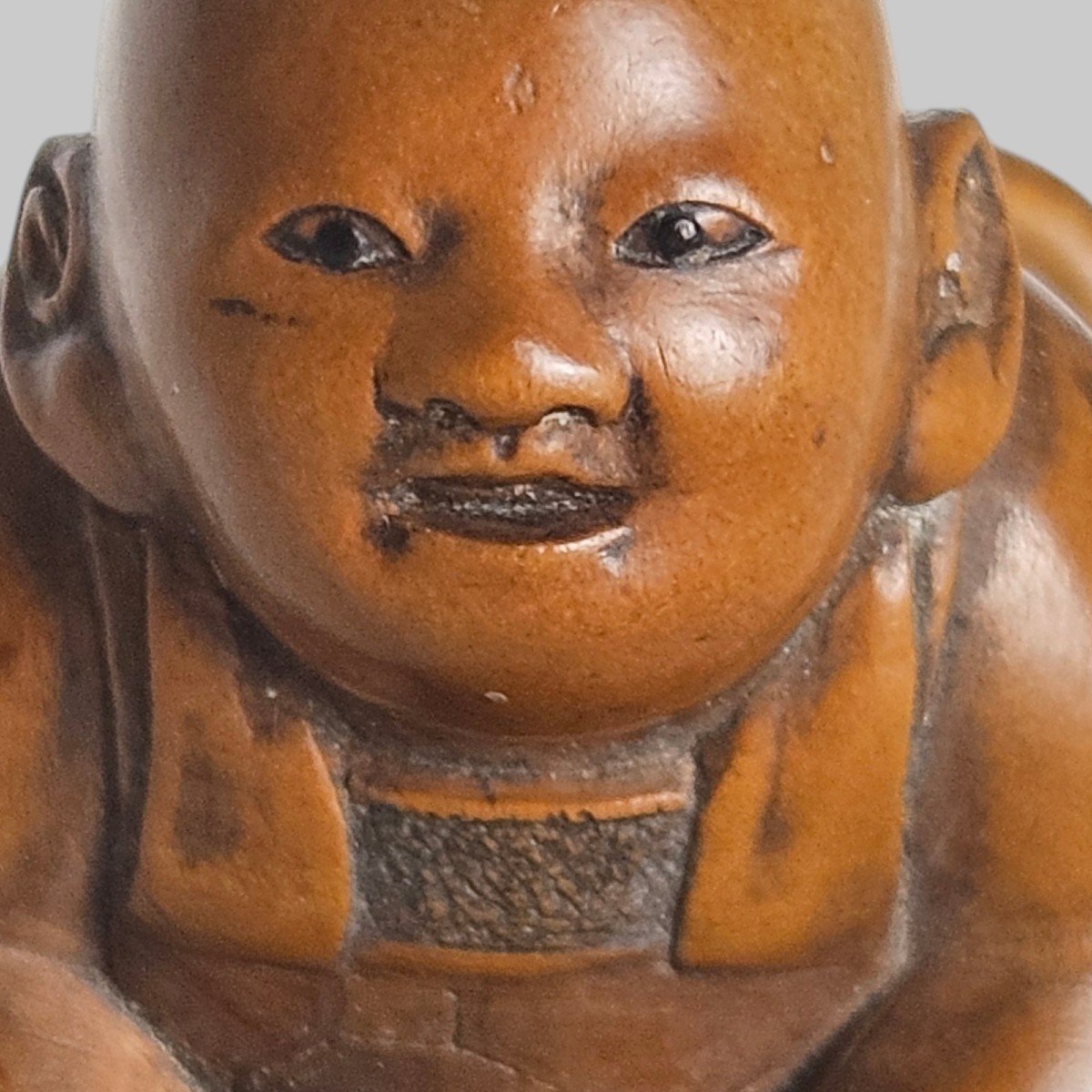 Netsuke Représentant Un Bébé -photo-1