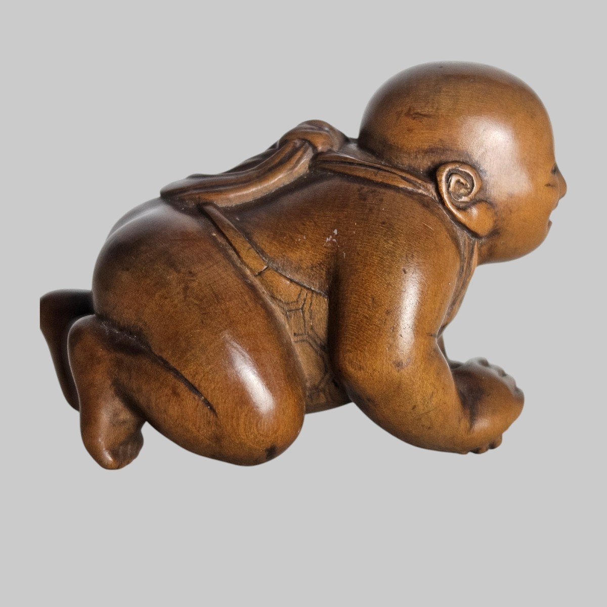 Netsuke Représentant Un Bébé -photo-4