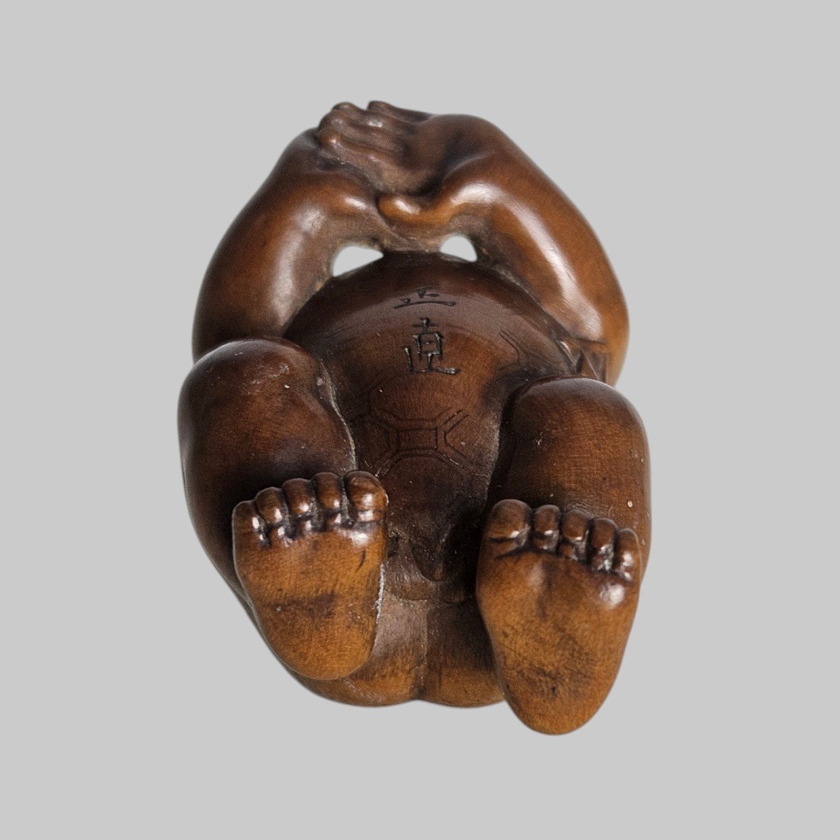 Netsuke Représentant Un Bébé -photo-5