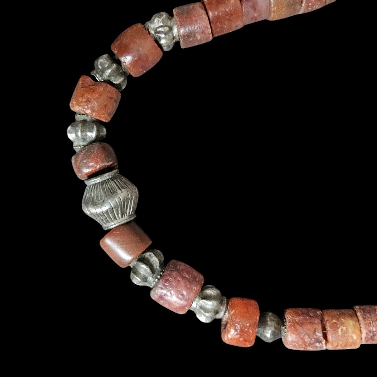 Necklace Made Of Chalcedony Beads -photo-2