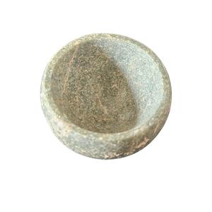 Olmec Jade Half Spherical Bead