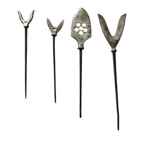 Set Of 4 Japanese Arrowheads