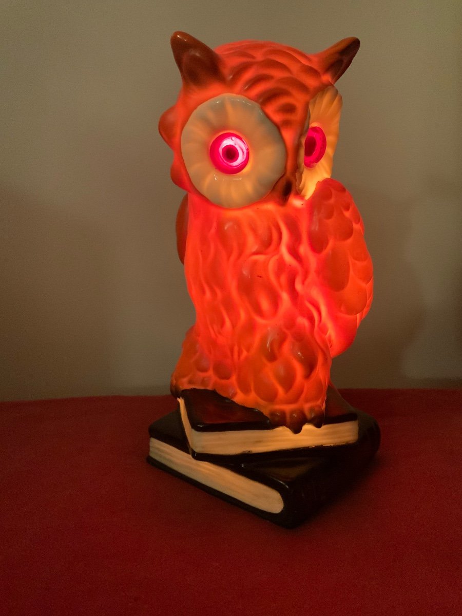 Porcelain Night Light "owl"-photo-4