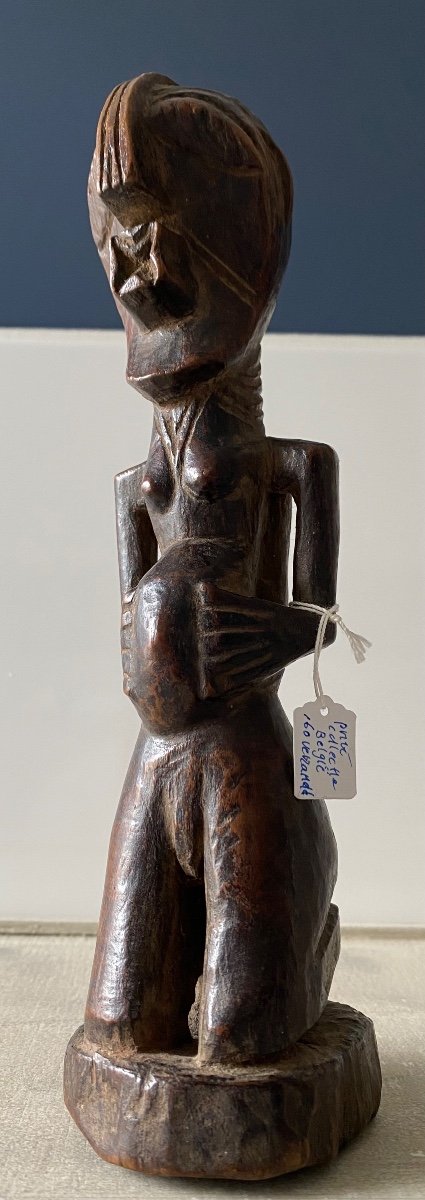 African Art Tribal Art Drc Congo Female Songye Virtuality And Power Statue 