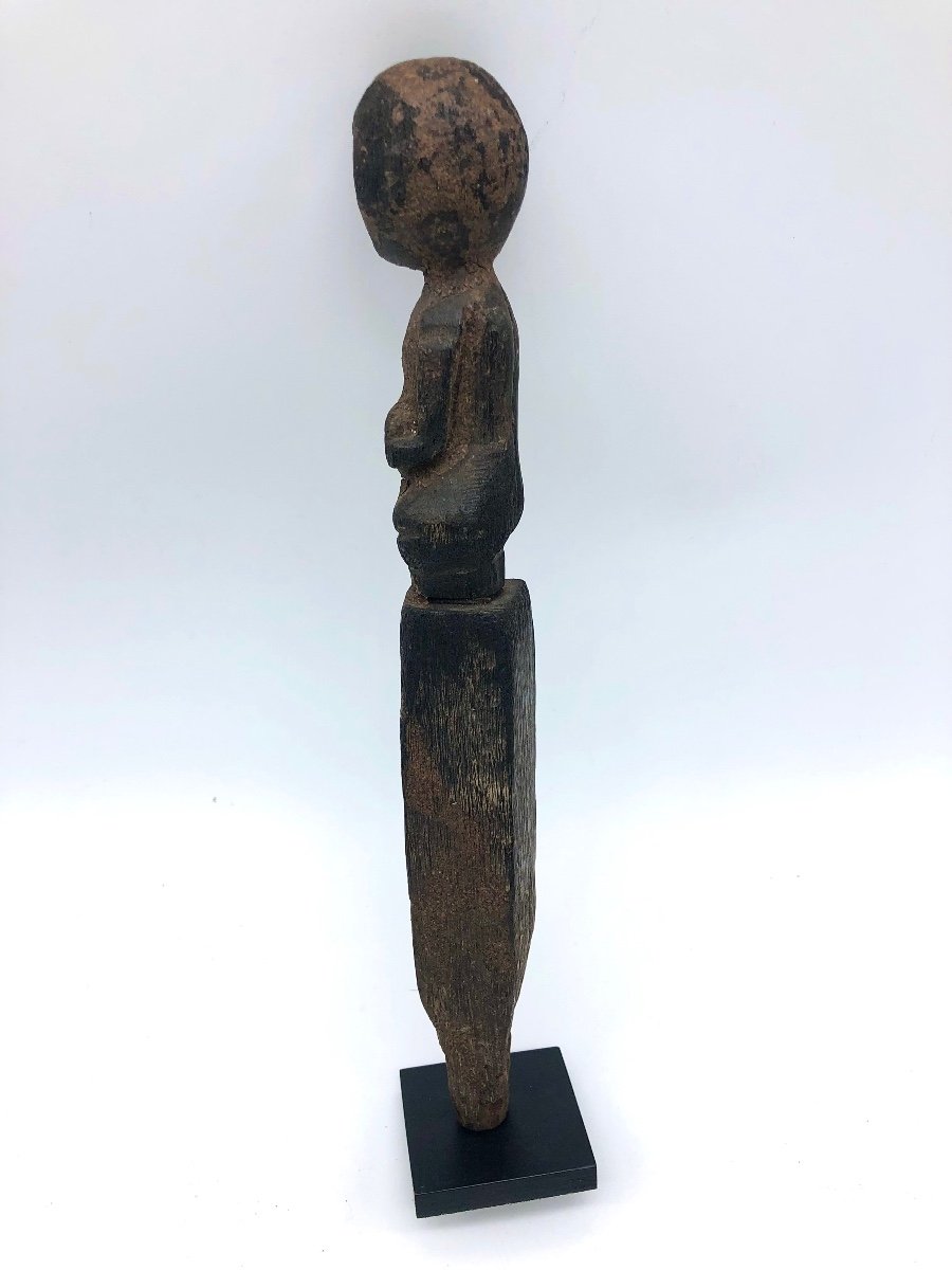 Old Wooden Tetum Staff Statue From East Timor-photo-2