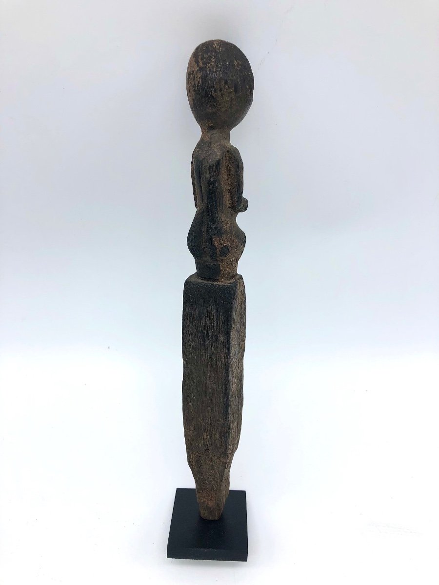 Old Wooden Tetum Staff Statue From East Timor-photo-3