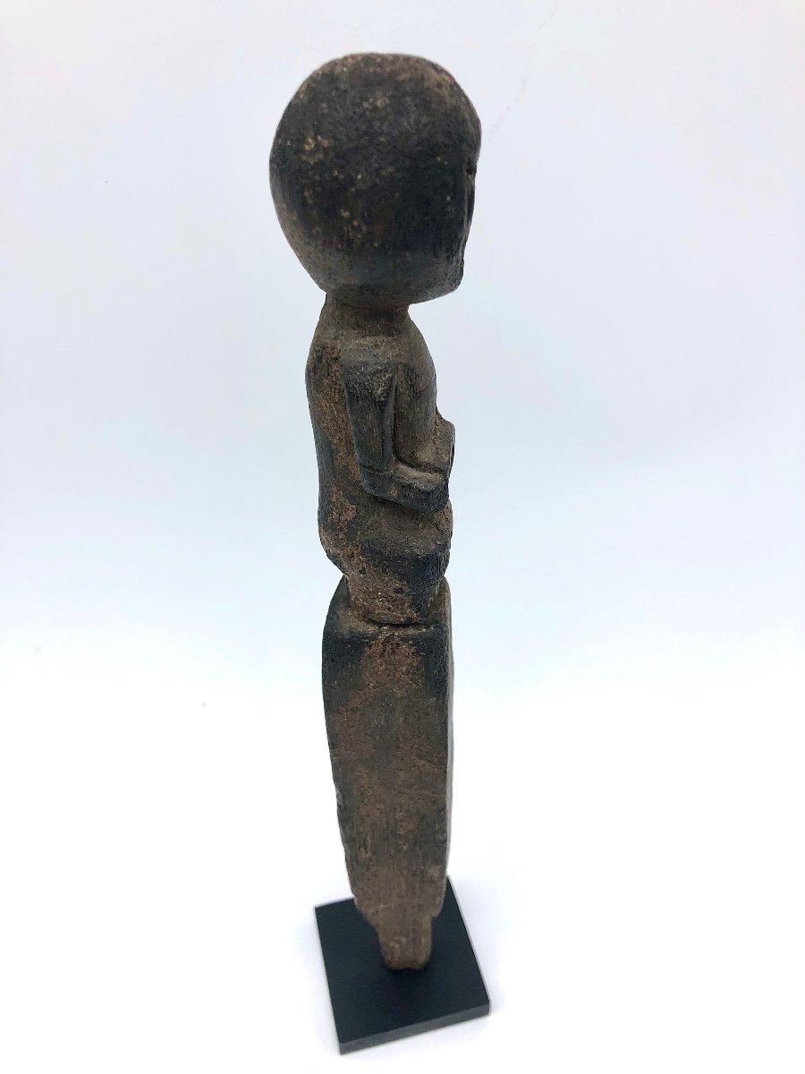 Old Wooden Tetum Staff Statue From East Timor-photo-4