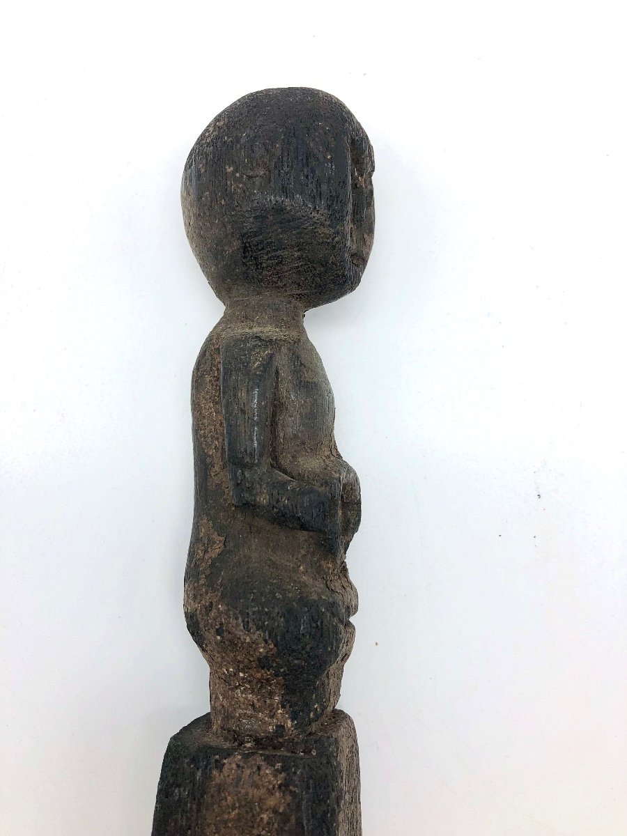 Old Wooden Tetum Staff Statue From East Timor-photo-1