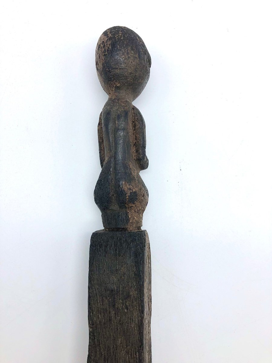 Old Wooden Tetum Staff Statue From East Timor-photo-2