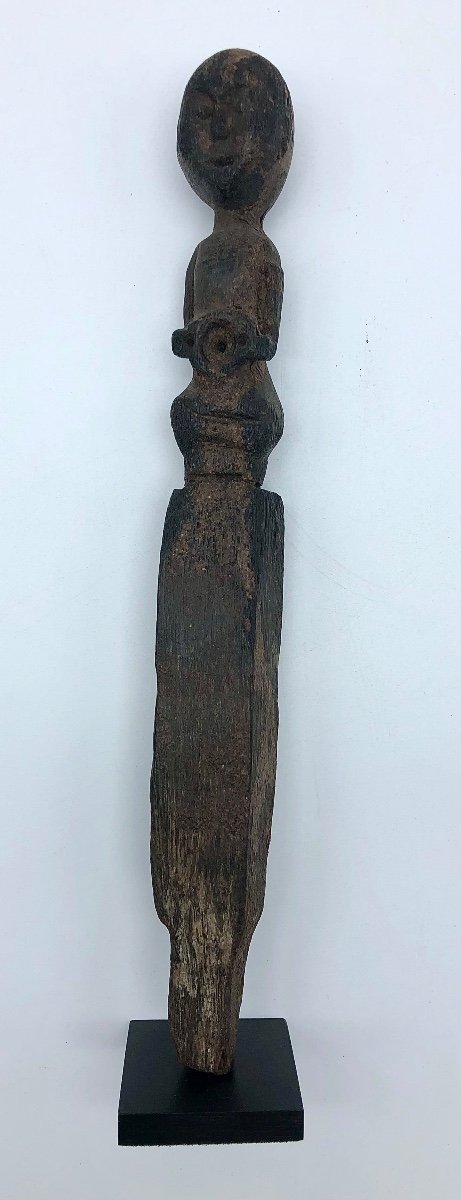 Old Wooden Tetum Staff Statue From East Timor-photo-8