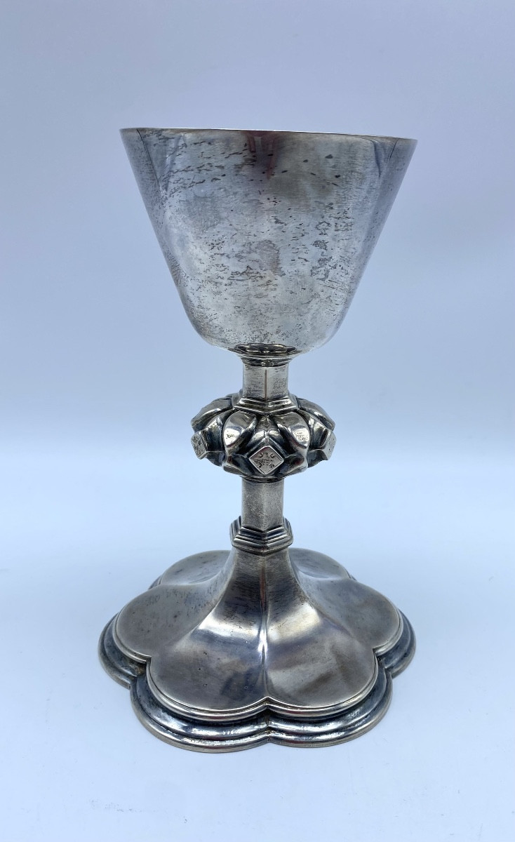 Sterling Silver Altar Chalice By Frederick Osborne & Co Of London Uk