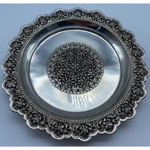 Kutch India Antique Silver Tray 263 Gr