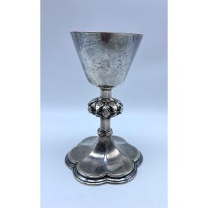 Sterling Silver Altar Chalice By Frederick Osborne & Co Of London Uk