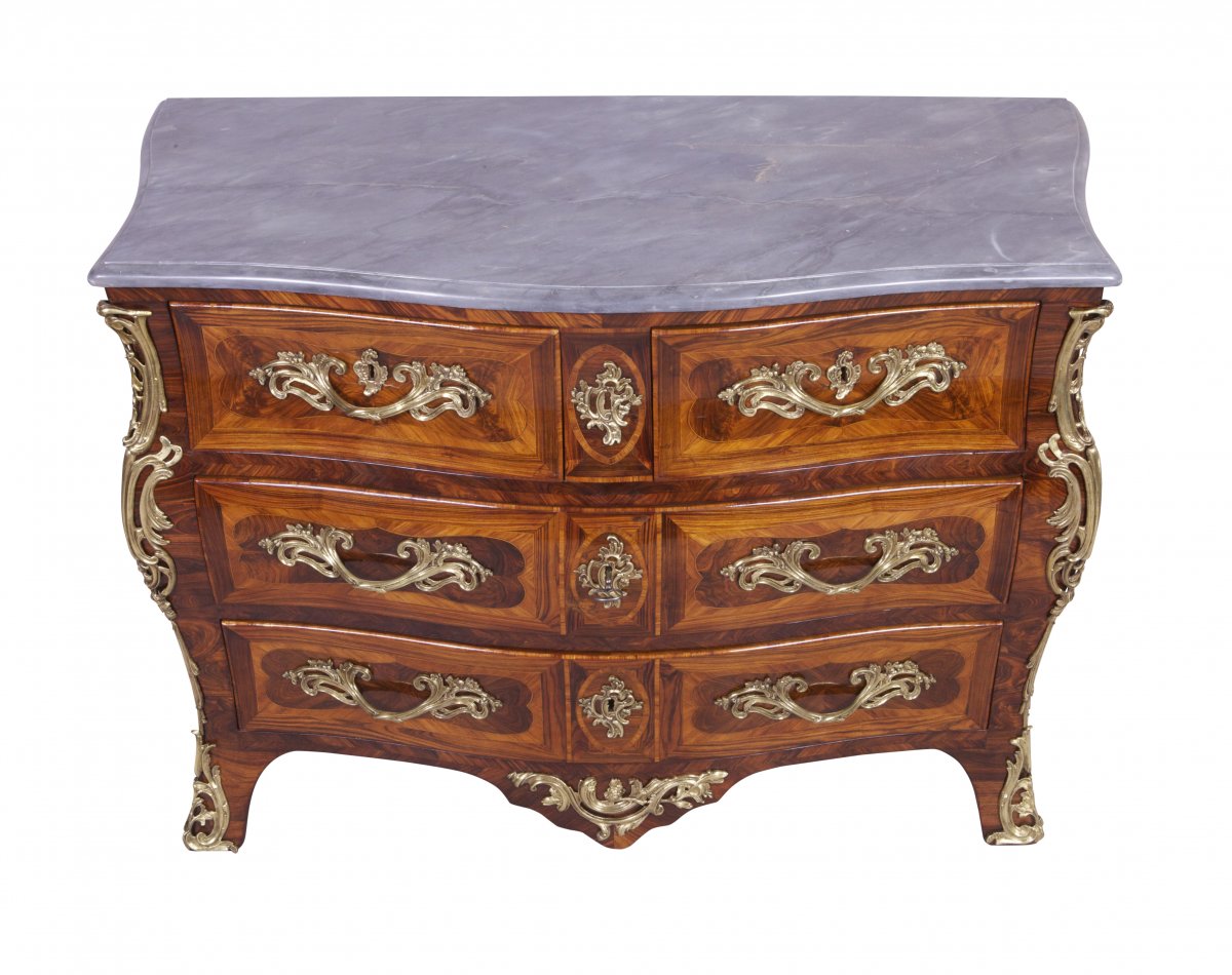 Commode Tombeau Louis XV Attribuée à Tairraz-photo-2