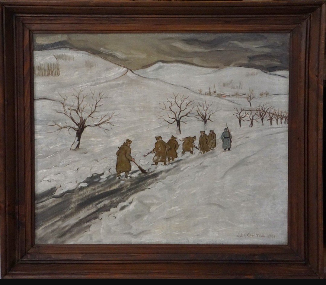 Militaria - The Snow Chore - J. Le Coultre - Year 1941