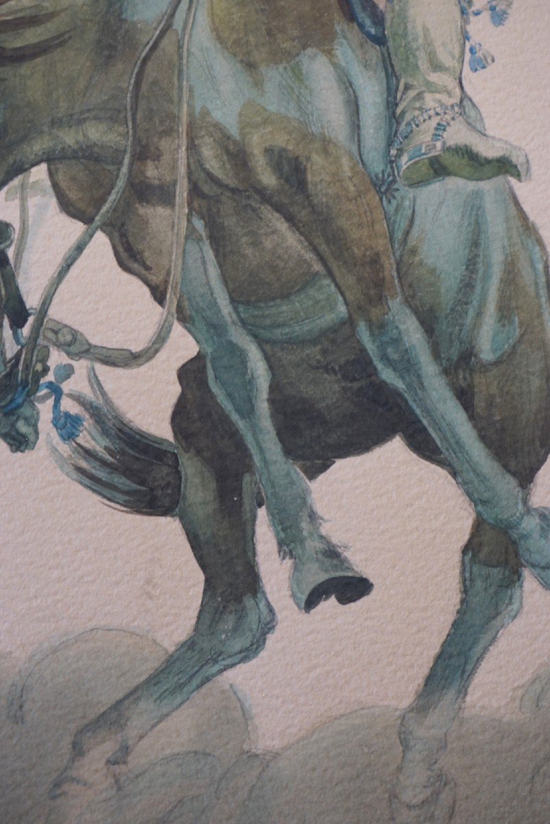 TITO SAUBIDET (1891-1955) / aquarelle  / Gaucho de las Pampas / datée1935-photo-2